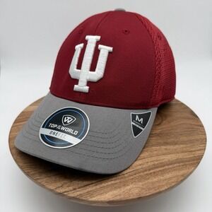 New Indiana Hoosiers IU State Champs Hat Top of the World One Fit Memory Fit